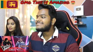 INDIANS REACT TO The Voice Sri Lanka | Sathisha Bhatt - Chikni Chameli & Wijeratne - Dil Se Re