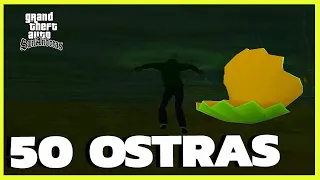 COMO ENCONTRAR AS 50 OSTRAS NO GTA SAN ANDREAS - MISSÃO COLETAVEL | #69