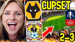 99TH & 100TH MINUTE COVENTRY GOALS SHOCK WOLVES & SEND US TO WEMBLEY