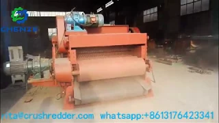 20-30t per hour drum wood  pallet chipping crusher древесная дробилка