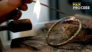 FIRE! The Fascinating Process of Making a White Gold Bvlgari Bracelet