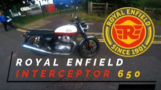Royal Enfield Interceptor 650 First Ride/Impressions - MotoVlog