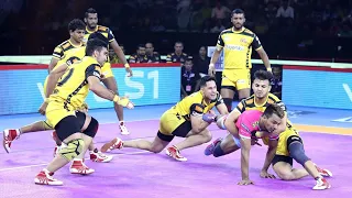 Pro Kabaddi 2019 Highlights | Jaipur Pink Panthers vs Telugu Titans | Hindi M57