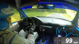 Onboard Bergrennen Wolsfeld 2023, raceparts.cc, BMW E36 323ti