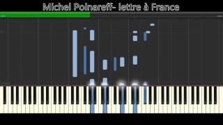 Michel Polnareff -- Lettre à France -- Piano Tutorial