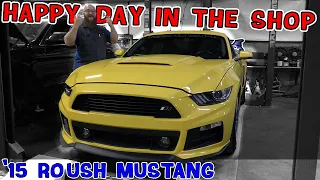 2015 Roush Mustang with a problem so small the CAR WIZARD is so happy he doesn't have to fix it!