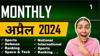 April 2024 Current Affairs | Monthly Current Affairs 2024 | Today Current Affairs | Crack Exam GK