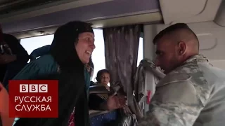 Трогательная встреча солдата из Мосула с мамой