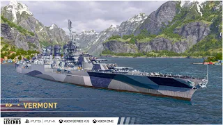 Линкор VERMONT в World of Warships Legends