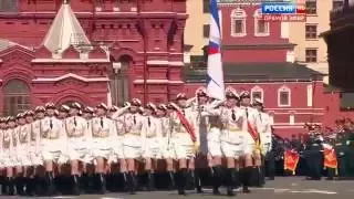 Украшение Парада Победы на Красной Площади 9 мая 2016 года