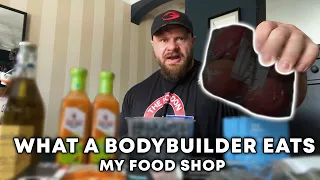 WHAT A BODYBUILDER EATS | WEEKLY FOOD SHOP