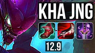 KHA vs VI (JNG) | Rank 2 Kha, 15/1/7, Quadra, Legendary | KR Challenger | 12.9