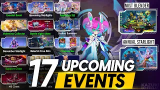 ALL 17 UPCOMING EVENTS & SKINS RELEASE DATES | ASPIRANTS 3.0 | EXORCIST EVENT | CHRISTMAS BOX & MORE