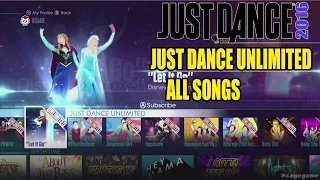 Just Dance 2016 - All Songs Just Dance Unlimited Full Songlist - Full Game [ HD ]