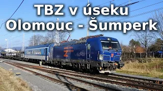Vláčkaři jsou u toho | TBZ ve 160 km/h na trati Olomouc - Šumperk! (17. 1. 2023)