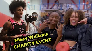 Jada Williams pulls up on Mikey Williams | Charity Event