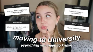 Moving to University Q&A | everything you need to know as a first year