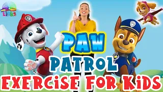 Paw Patrol Exercise for Kids | Learn About Rescue Workers | Indoor PE Workout for Kids