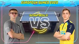 Highlights Semifinals Felix Lebrun vs Anton Kallberg European Games 2023