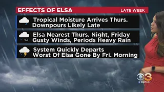 Philadelphia Weather: Effects From Elsa