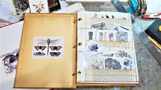 How to Make a STORAGE BOOK for Ephemera, Embellishments & Digi Kits for Junk Journals Paper Outpost!