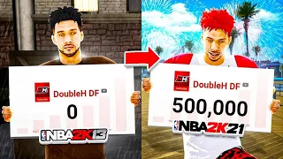 The Evolution of DoubleH DF • 0 to 500K Subscribers Montage • NBA 2K13 - NBA 2K21