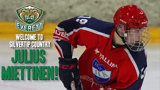 Silvertips pick Julius Miettinen in 2023 CHL Import Draft - HIGHLIGHTS