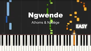 Athoms & Nadège - Ngwende | EASY PIANO TUTORIAL BY Extreme Midi