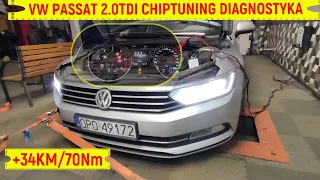 Chiptuning VW Passat B8 2.0 TDI 150KM CRLB  stage1 // Trafiła się zdrowa sztuka