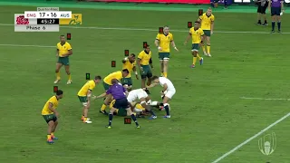 Rugby : Attack shape 1-3-3-1 England