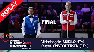 5-Pin European Championship Randers 2022 Final Aniello (ITA) vs Kristoffersen (DEN)