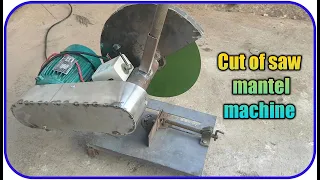 Building a machine for cutting metal  chop saw cutting machine