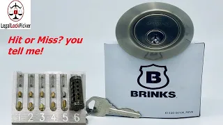 [101] Brinks entry deadbolt pick+gut