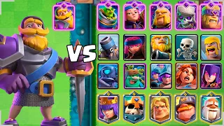 KNIGHT EVOLUTION VS ALL CARDS IN CLASH ROYALE