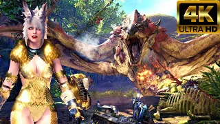 Monster Hunter World: Iceborne - 4K ULTRA HD 60FPS HDR Max Settings PC GAMEPLAY (No Commentary)