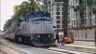 [HD] Trains At San Diego SF Depot ft. AMTK 503 & 2 Private Cars