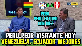 ¡BRONCA! PRENSA BOLIVIANA ANALIZA EL EMPATE ENTRE PERU Y PARAGUAY POR CLASIFICATORIAS CONMEBOL