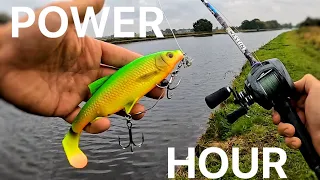 Pike Fishing Power Hour! With Savage Gear River Roach
