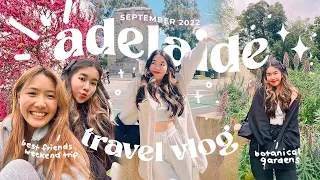 adelaide travel vlog- travelling with my best friend, adelaide hills road trip & more 🏔🌺