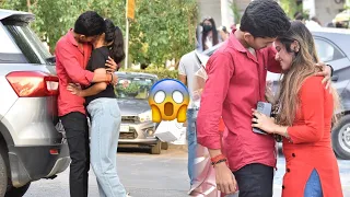 🥰 Romantic Hugging Prank 🥰 With Twist 😱 || Harshit Prank Tv @harshitpranktv1564