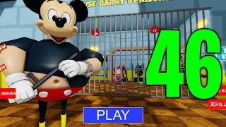 Roblox - Pomni Play : Mickey Mouse Barrys Prison Run - Gameplay Walkthrough Part 46 (iOS, Android)