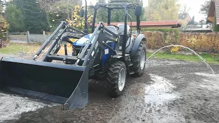 Lovol TB 504 ohne Kabine Wasser aus den Rädern