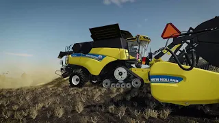 New Holland Agriculture farms in the virtual world with Farming Simulator 19