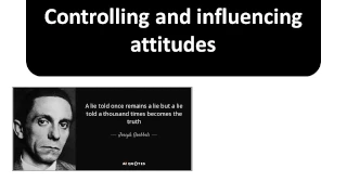 12   Controlling and influencing attitudes