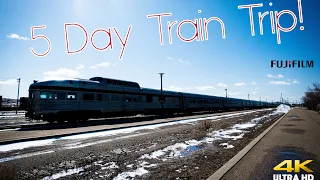 5 DAYS ON A TRAIN - VIA Canadian from Toronto to Vancouver - Transcontinental Journey in 4k + drone