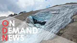 DEADLY Italian Alps Avalanche Caught on Camera