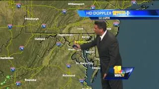 Warm, humid day ahead, but cold front coming