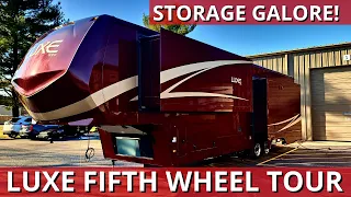 Luxe Fifth Wheel Tour - 38GFB Gold with Attic Storage