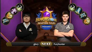 glory vs Furyhunter | Swiss Round 1 | Hearthstone Masters Tour Ironforge