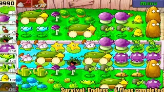 Plants vs. Zombies | Survival Endless - 6 Flags Completed GAMEPLAY FULL HD 1080p 60hz